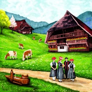 Cocktail Napkin - The Black Forest