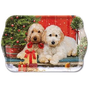 TRAY - Dogs at the door (13 x 21cm)