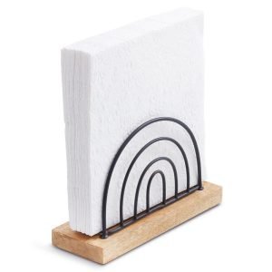 Napkin Holder STANDING � Bow BLACK