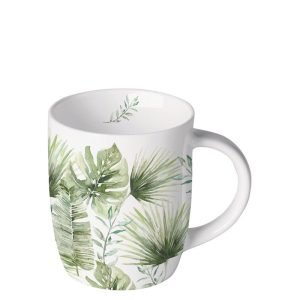 MUG - Jungle Leaves WHITE (200 mL)