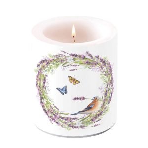 Candle MEDIUM - Chaffinch WHITE