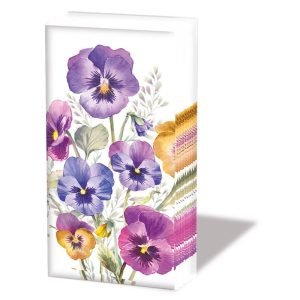 Pocket Tissue - Pansies