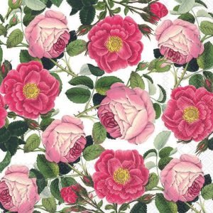 Lunch Napkin - Rosaline WHITE