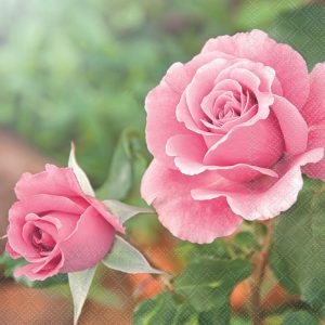 Lunch Napkin - Roses In The Garden