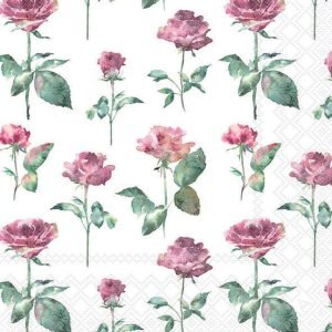 Lunch Napkin - Julia WHITE