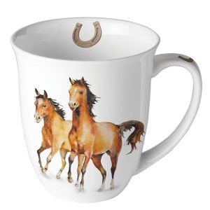 MUG (Fine Bone China) - Wild Horses (400 m