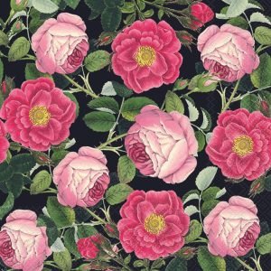 Lunch Napkin - Rosaline BLACK