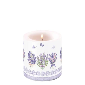 Candle SMALL - Lovely Lavender WHITE