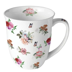 MUG (Fine Bone China) - Charlotte WHITE (400 m