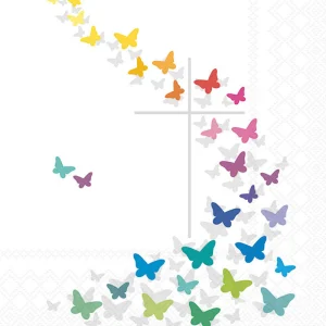 Lunch Napkin - Communion Butterflies
