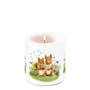 Candle SMALL - Little Squirrels