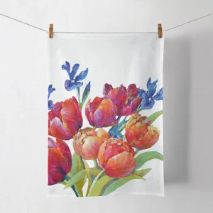 Kitchen Towel - Tulips Of Joy