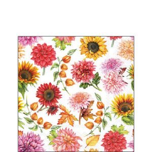 Cocktail Napkin - Autumn Blooming