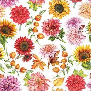 Lunch Napkin - Autumn Blooming