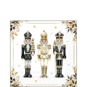 Cocktail Napkin - Royal Nutcrackers