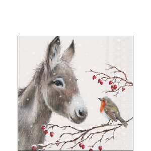 Cocktail Napkin - Donkey And Robin