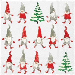 Lunch Napkin - Dancing Gnomes