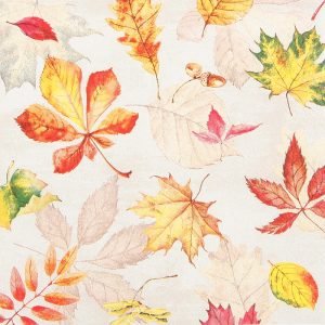 Cocktail Napkin - Scattered Foliage