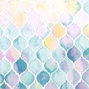 Lunch Napkin - Watercolour Shells