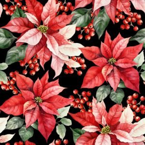 Lunch Napkin - Julestjerne black
