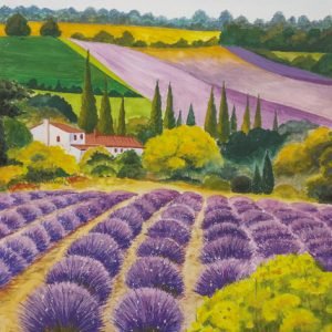 Lunch Napkin - Scenic Lavender Farm