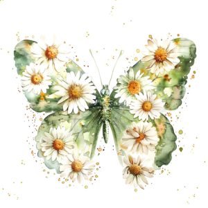 Lunch Napkin - Papillon & Marguerites