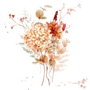 Lunch Napkin - Spicy Colour Bouquet