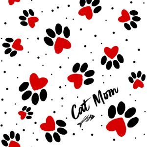 Lunch Napkin - Cat Mom