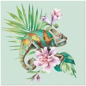 Lunch Napkin - Exotic Chameleon