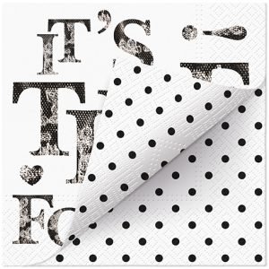 Lunch Napkin - Double Design Time for dots