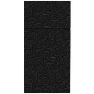 Lunch Napkin - Pocket Insp. Floral black