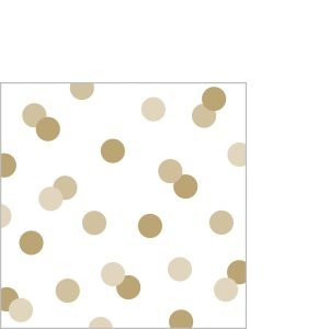 Cocktail Napkin - Dots gold
