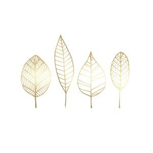 Lunch Napkin - Pure Gold Leaves Napkin