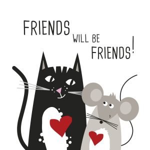 Lunch Napkin - Friends will be