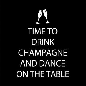 Cocktail Napkin - Drink Champagne