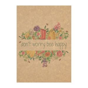 Greeting Card - Bee Happy RECYCLED