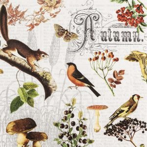 Lunch Napkin - Autumn Collage