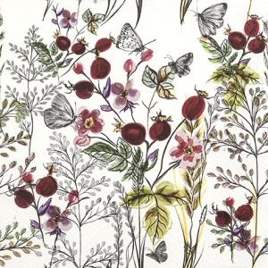 Lunch Napkin - Autumn Scene