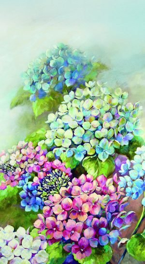 Guest Towels - Hydrangea Shades