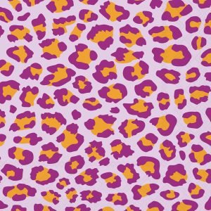 Lunch Napkin - Leopard Pattern Lila