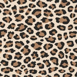 Lunch Napkin - Leopard Pattern BROWN