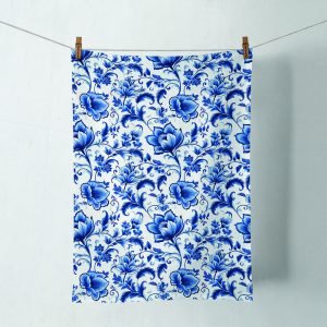 Kitchen Towel - Delft BLUE Florals