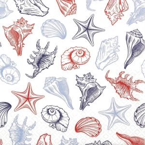 Lunch Napkin - Seashells
