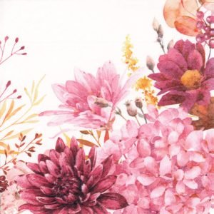 Lunch Napkin - Orla De Crisantemos PINK