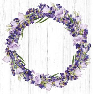 Lunch Napkin - Couronne De Lavande