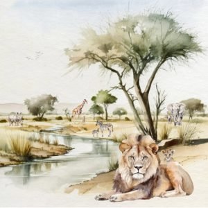 Lunch Napkin - Etosha Park