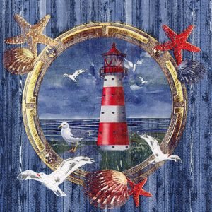 Lunch Napkin - Porthole Window