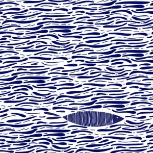 Lunch Napkin - Ocean Surface