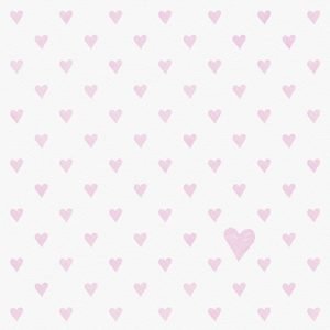 Lunch Napkin - Corazoncito ROSE (Hearts)