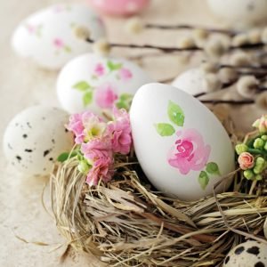 Lunch Napkin - Painted Easter Egg